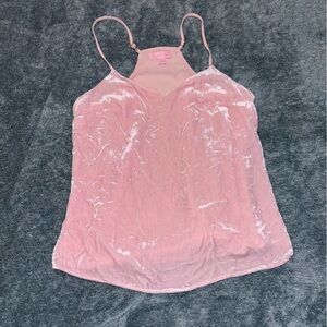 Lilly Pulitzer Dusk Velvet Top in Paradise Tint Pink Women’s Size XXS